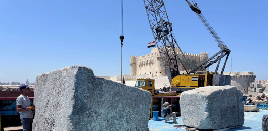 Riemergono i blocchi del Faro di Alessandria, meraviglia del mondo antico faro alessandria