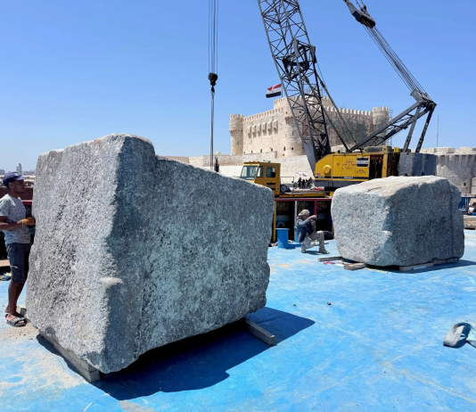 Riemergono i blocchi del Faro di Alessandria, meraviglia del mondo antico faro alessandria
