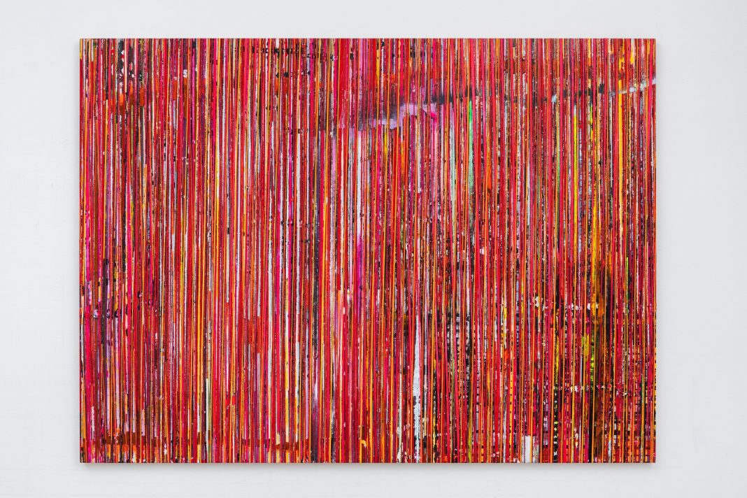 Paolo Bini, Nient’altro che pittura, veduta della mostra, Galleria Alfonso Artiaco, Napoli, 2025