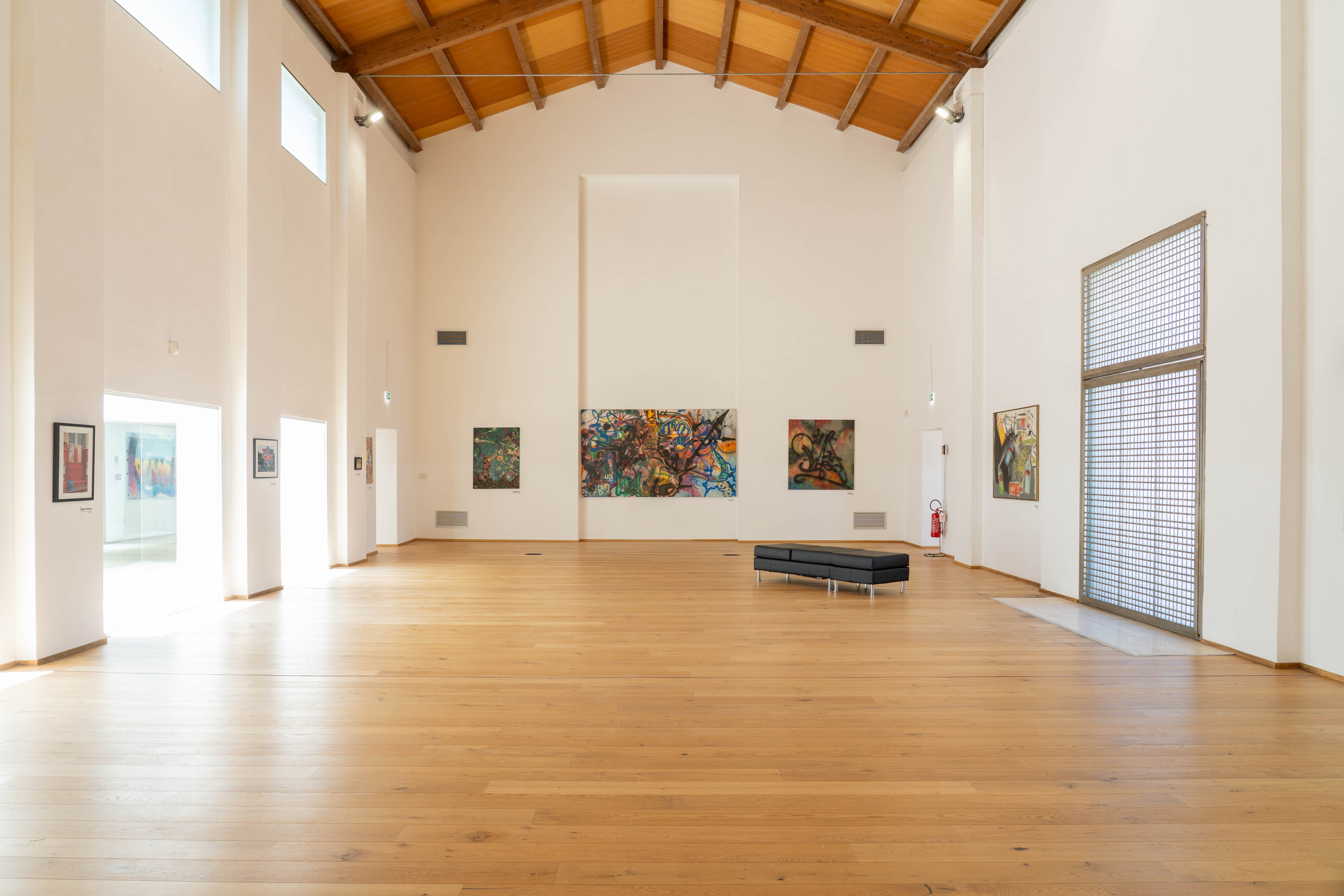 HOPE AROUND. New York Graffiti, veduta della mostra, Foro Boario, Oristano, 2025, Ph. Francesco de Faver