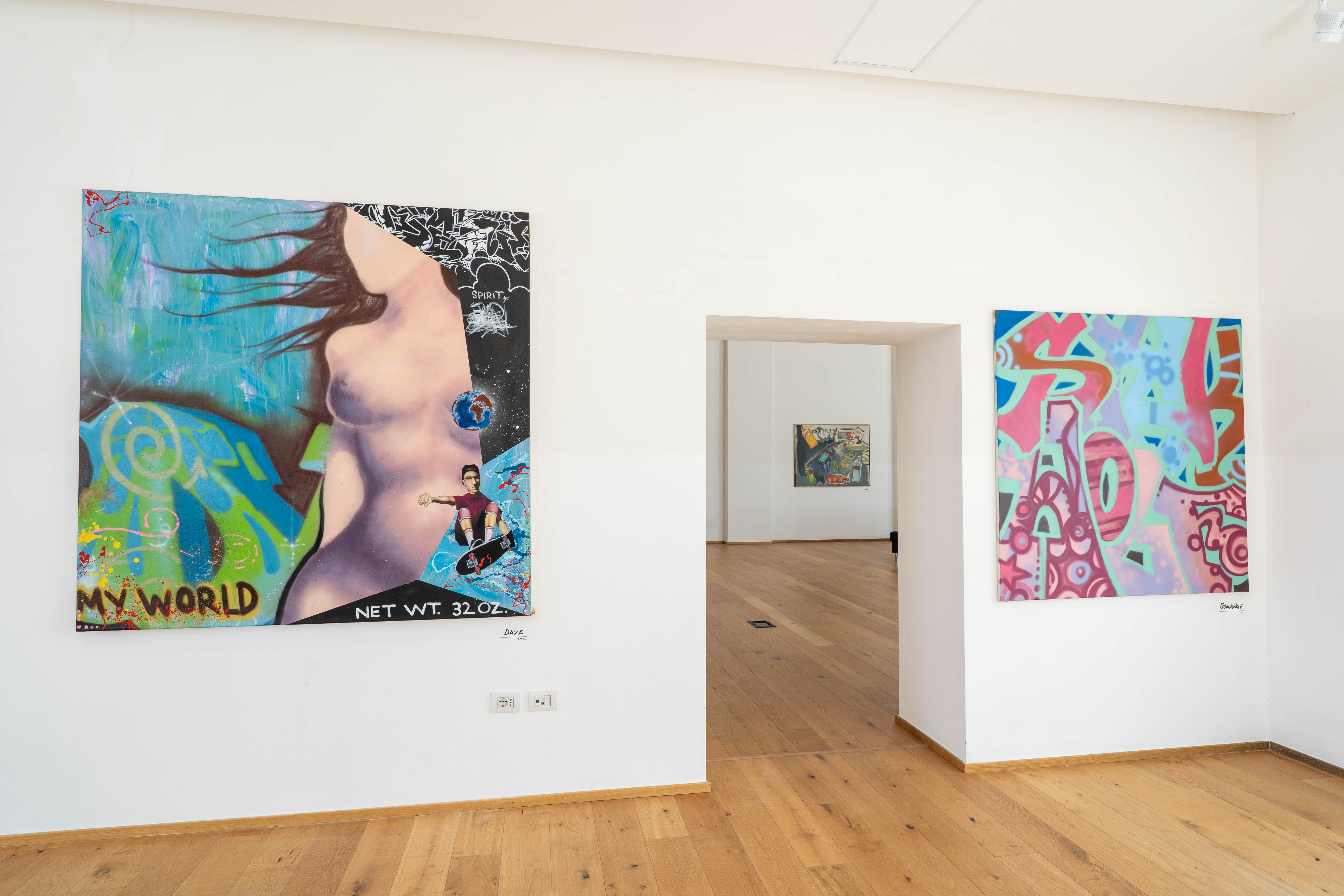 HOPE AROUND. New York Graffiti, veduta della mostra, Foro Boario, Oristano, 2025, Ph. Francesco de Faver