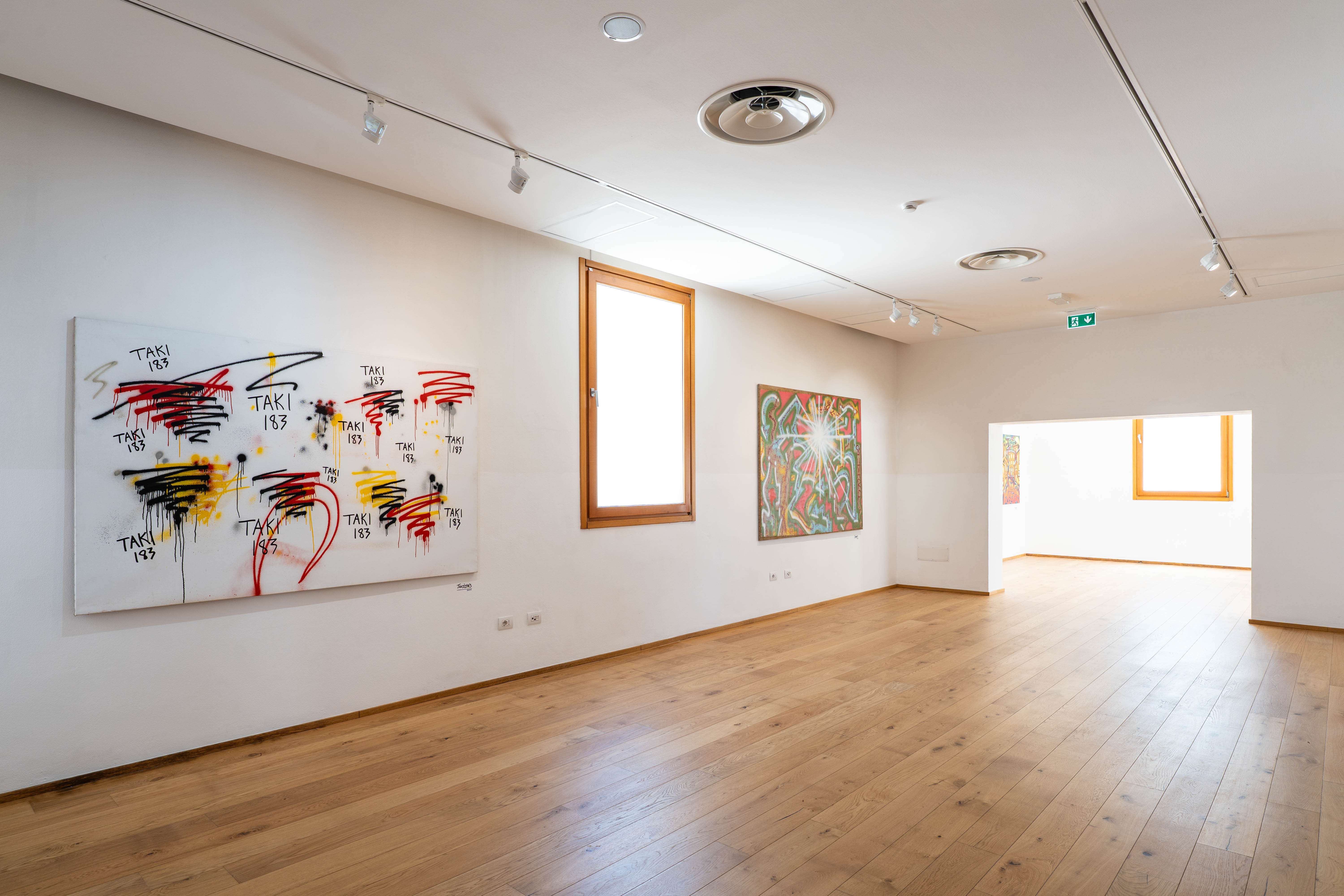 HOPE AROUND. New York Graffiti, veduta della mostra, Foro Boario, Oristano, 2025, Ph. Francesco de Faver