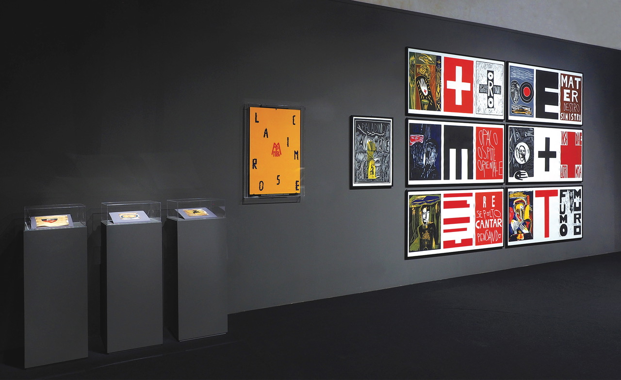 Extra Segni antichi / Visioni contemporanee, veduta della mostra, Palazzo Badeschi, Perugia, 2025