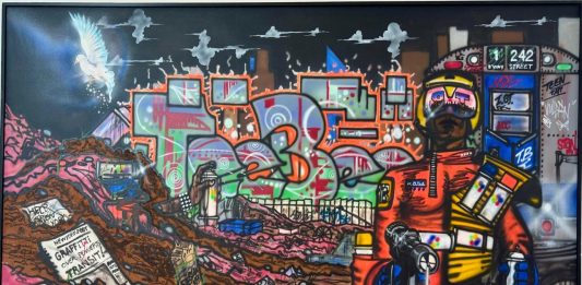 New York Graffiti in mostra a Oristano, l’epopea del writing raccontata su tela