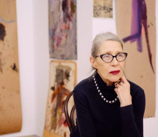 Dentro l’asta. Ohne Titel di Martha Jungwirth Martha Jungwirth