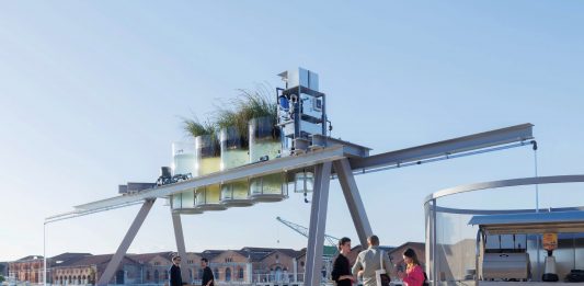 Un espresso salverà il mondo? La parola allo Studio Diller Scofidio + Renfro Canal Café, 19a Mostra Internazionale di Architettura, Biennale di Venezia. Diller Scofidio+ Renfro, Natural Systems Utilities, SODAI, Aaron Betsky, Davide Oldani. Courtesy Diller Scofidio + Renfro studio
