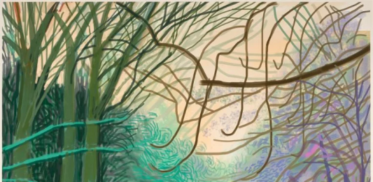 David Hockney e la primavera digitale: all’asta da Sotheby’s i suoi disegni su iPad