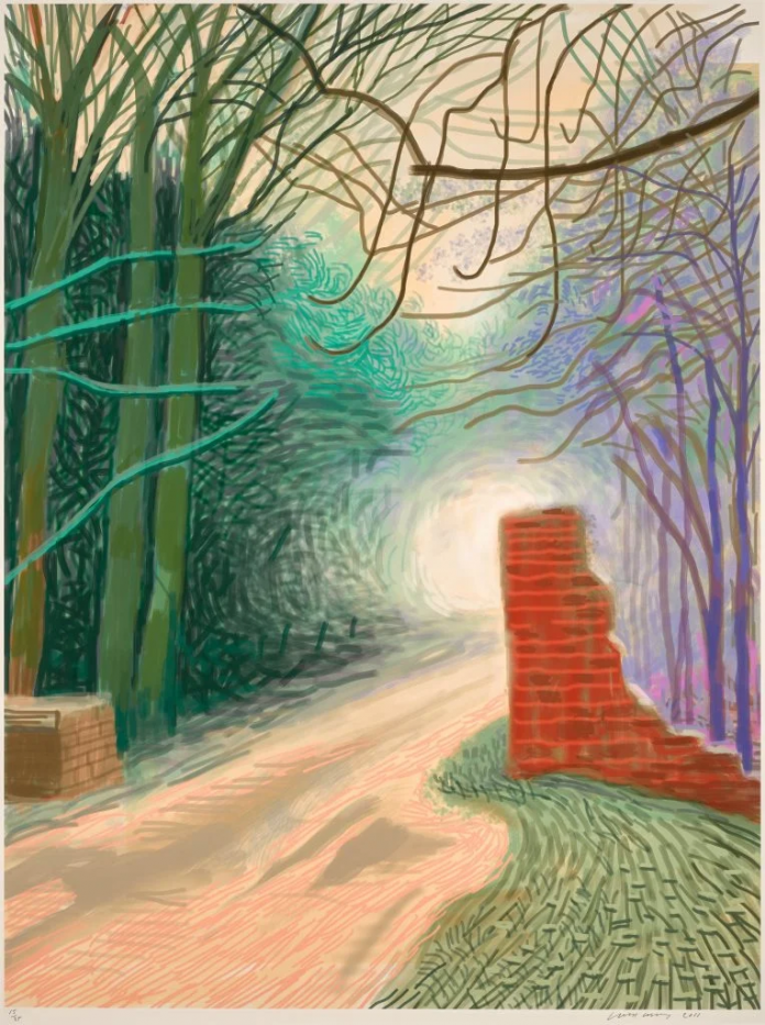 David-Hockney-The-Arrival-of-Spring
