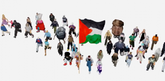 Per Gaza c’è stata una marcia di pace anche nel metaverso. Il progetto di un artista digitale Jasper Golding