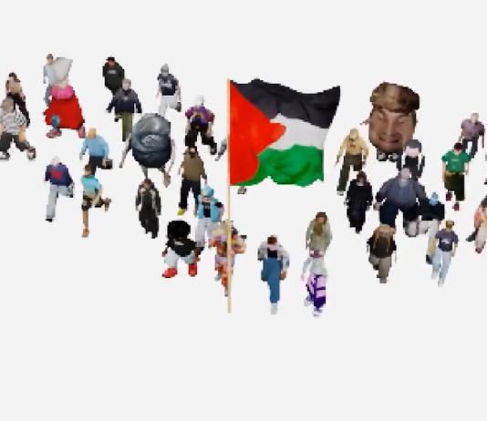 Per Gaza c’è stata una marcia di pace anche nel metaverso. Il progetto di un artista digitale Jasper Golding