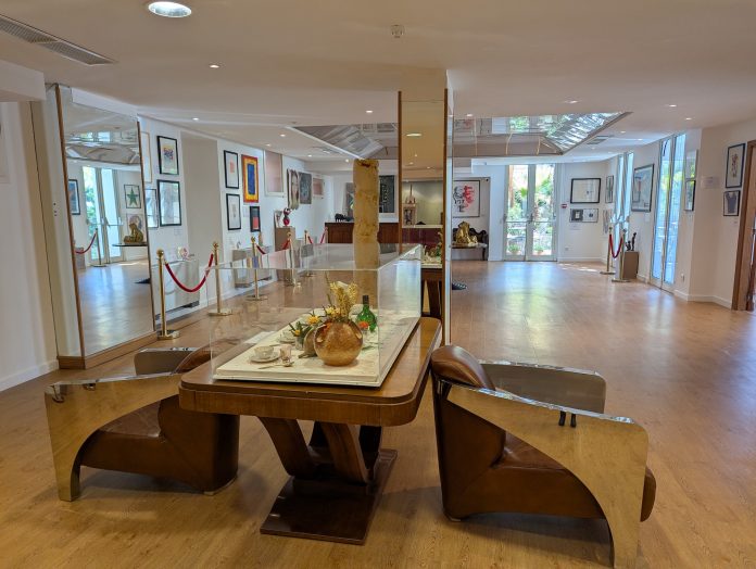 Museo Marabini Martac, Mentone, salone espositivo