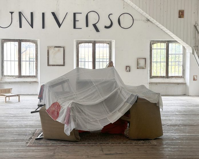 Trame di Resistenza, exhibition view, Universo Factory, Vittorio Veneto, 2025