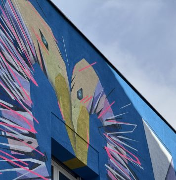 Un cuore colorato alla periferia di Terni: il nuovo murales di GemellArte 2025