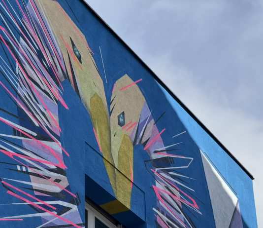 Un cuore colorato alla periferia di Terni: il nuovo murales di GemellArte 2025