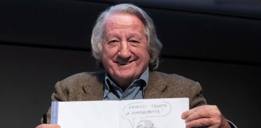 È morto Giorgio Forattini, il vignettista che fece della satira un mestiere civile