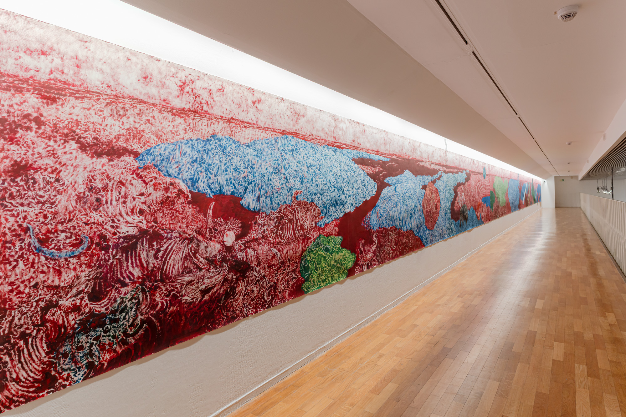 India. Di Bagliori e Fughe, veduta della mostra, a cura di Raqs Media Collective, PAC Milano, 2025, ph. Nico Covre