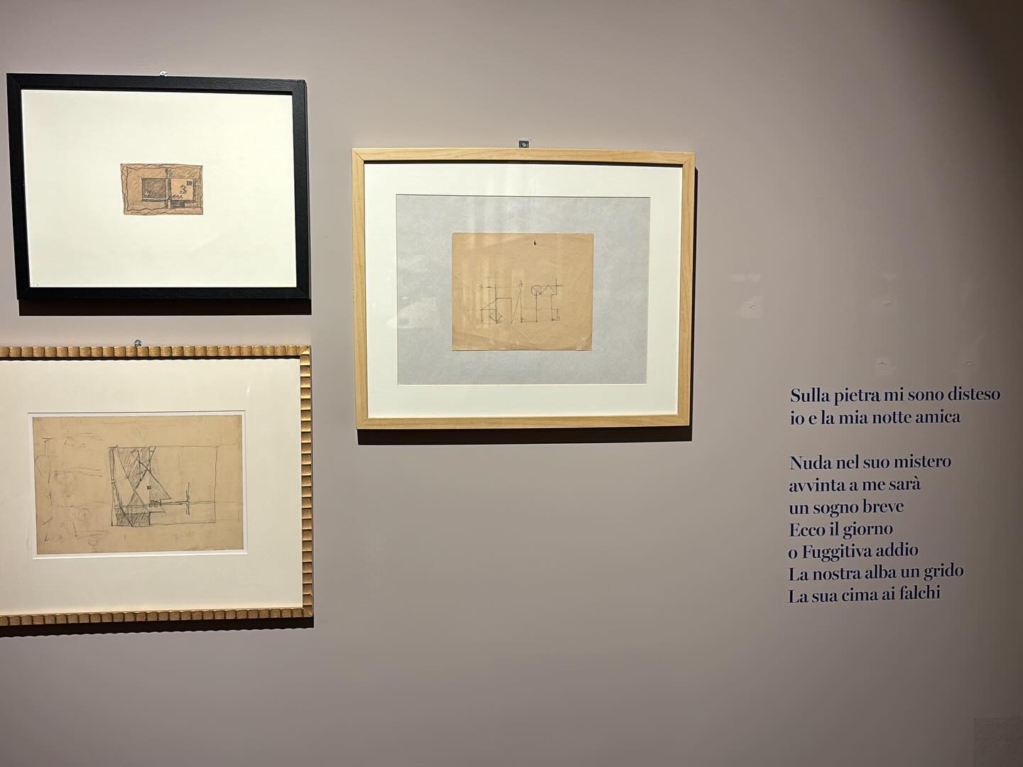 Erotismo Sacro: Le Croci Viventi di Osvaldo Licini, Centro Studi Osvaldo Licini, veduta della mostra, 2025. Ph. Andrea Fiè