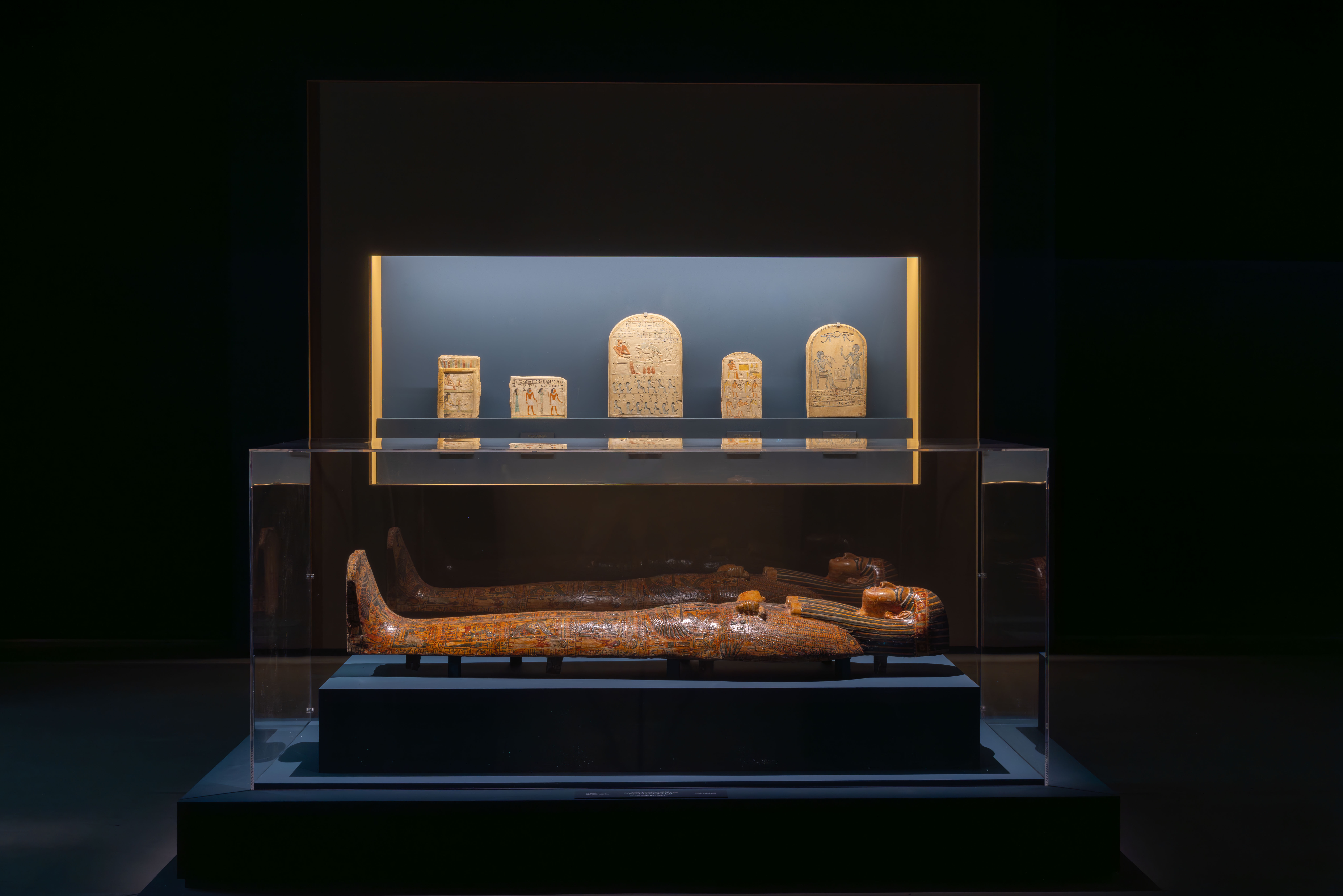 Tesori dei Faraoni, veduta della mostra, Scuderie del Quirinale, ph. Monkeys Video Lab