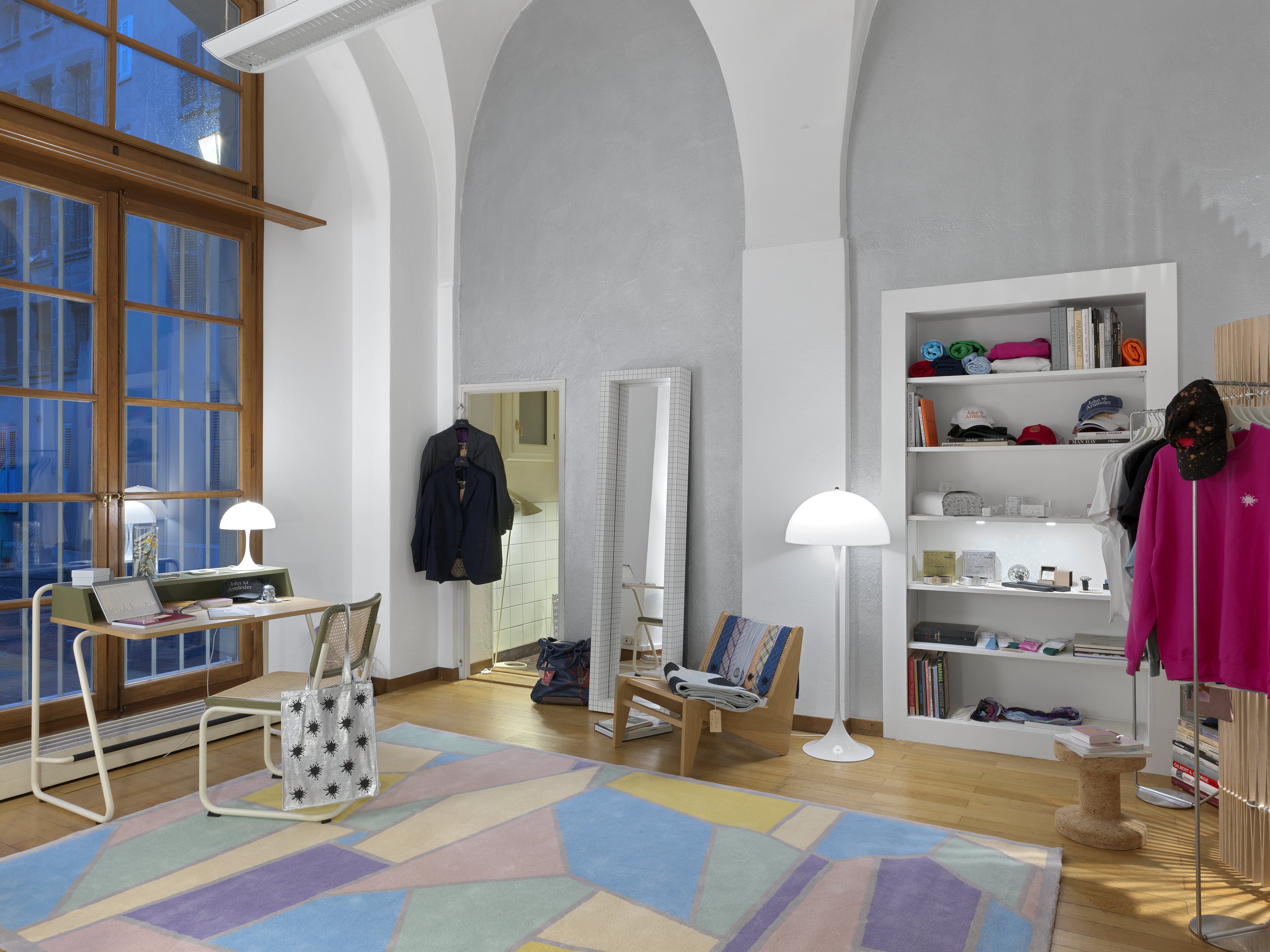 MAMCO x John Armleder, Encore(s), veduta della mostra, Ginevra, ph. Annik Wetter