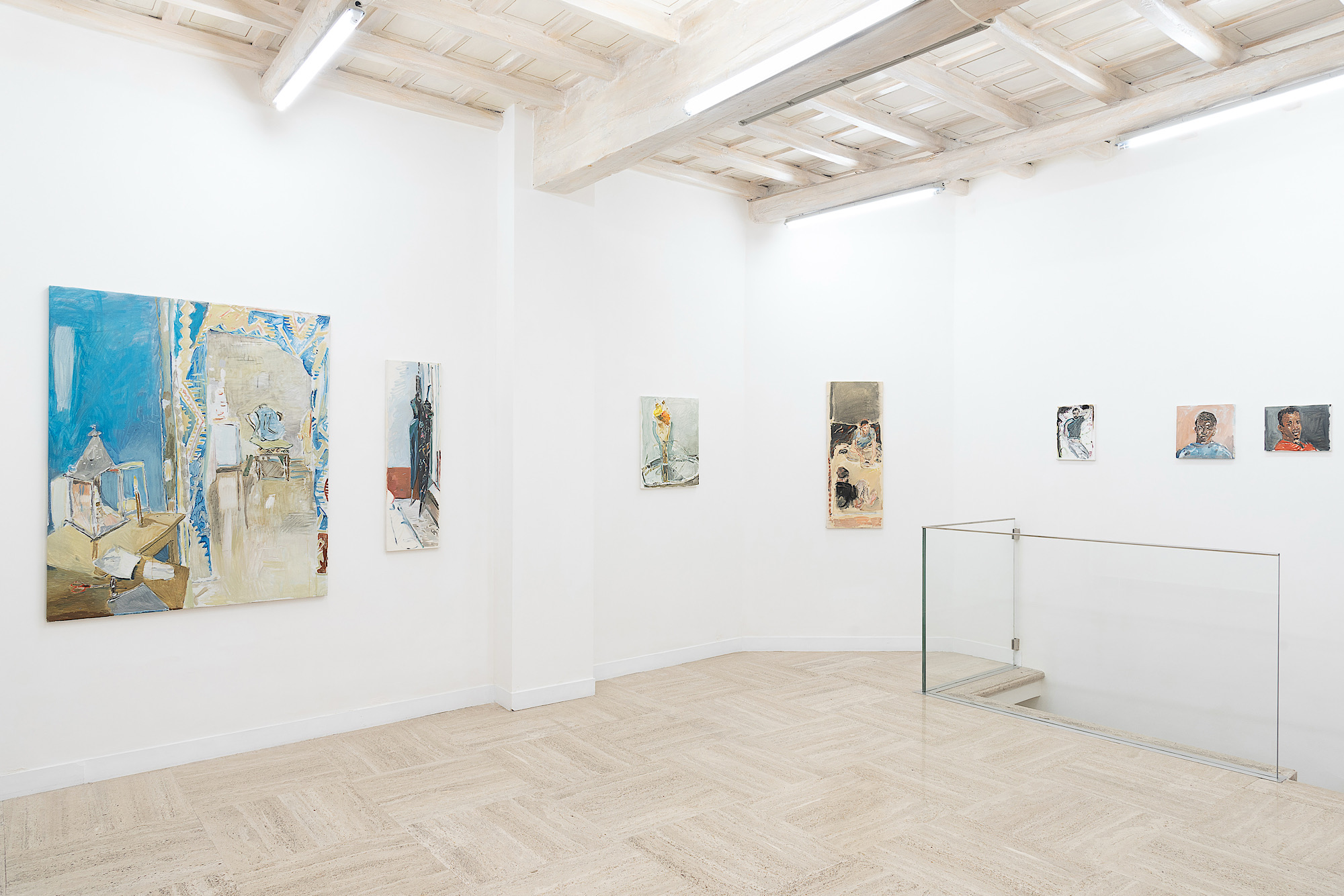 Giulio Catelli, Nell’uscire, veduta della mostra, Galleria Richter Fine Art, Courtesy Richter Fine Art, Roma, Ph. Credit Eleonora Cerri Pecorella