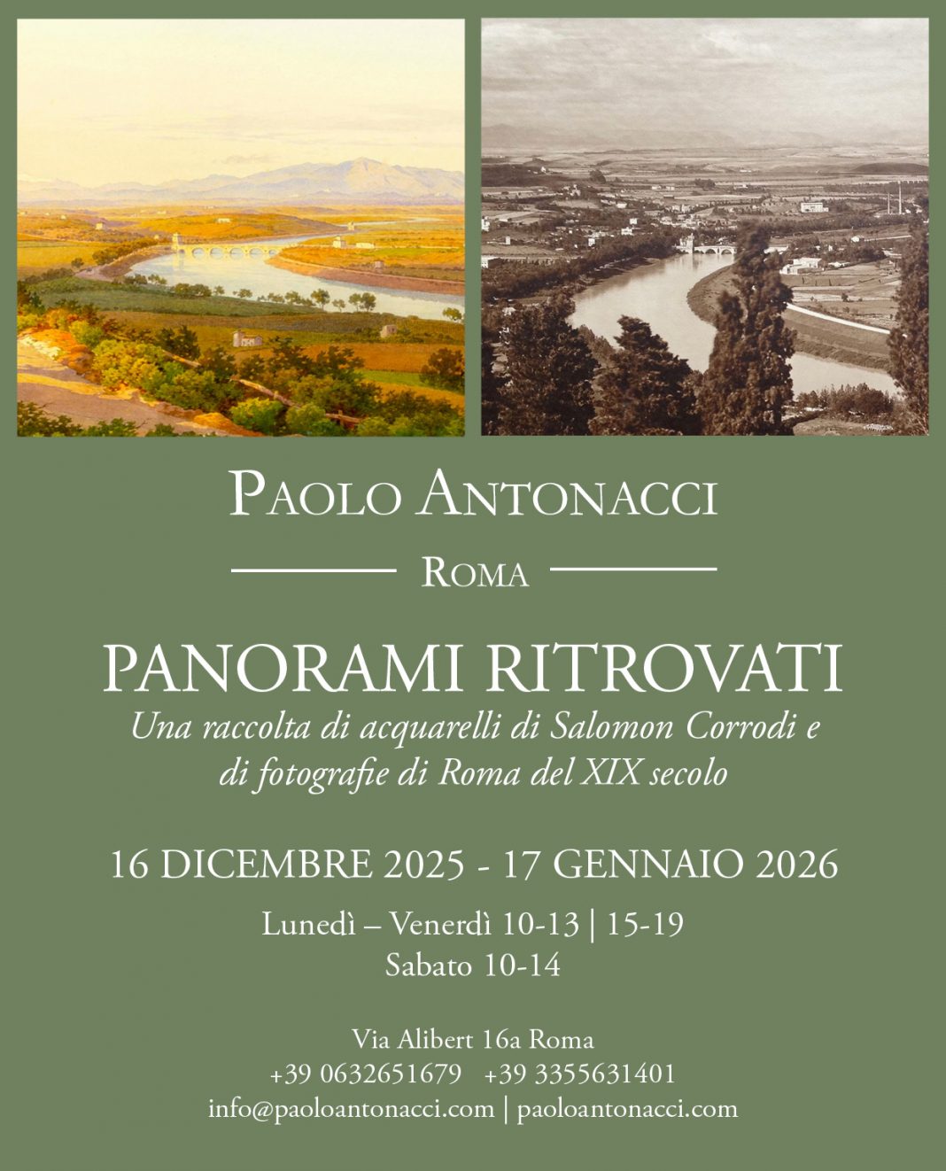 Panorami Ritrovati. Una raccolta di acquarelli di Salomon Corrodi e di fotografie di Roma del XIX secolohttps://www.exibart.com/repository/media/2025/12/IMG_3130-1068x1322.jpeg