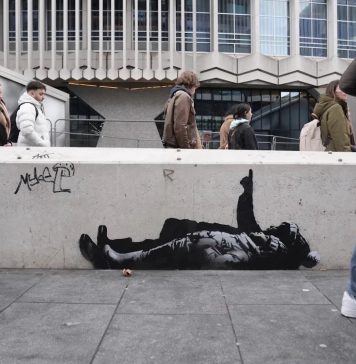 Due nuovi murales di Banksy appaiono a Londra, a pochi giorni dal Natale