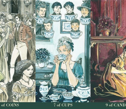 Jane Austen nei Tarocchi, per celebrare i 250 anni dalla nascita della scrittrice jane austen