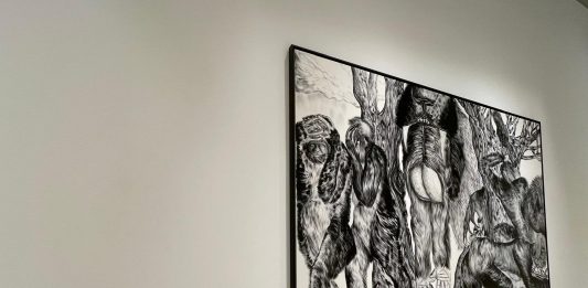 Luca Gioacchino Di Bernardo, il segno che scompone lo zeitgeist e lo ricompone Luca Gioacchino Di Bernardo, veduta della mostra, 18ma Quadriennale di Roma