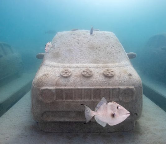 Leandro Erlich torna a Miami Beach: il traffico del futuro è già sommerso leandro erlich miami