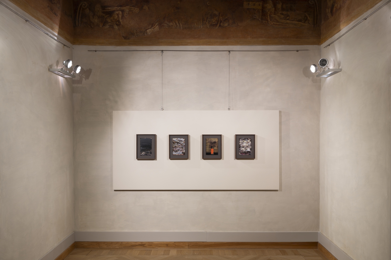 Nazzarena Poli Maramotti, Jardin Planétaire, veduta della mostra, Palazzo da Mosto, 6 dic 2025-6 gen 2026, ph. Lorenzo Palmieri