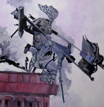 Nelle opere di Andrea Mirabelli si mette in scena la fragilità del potere