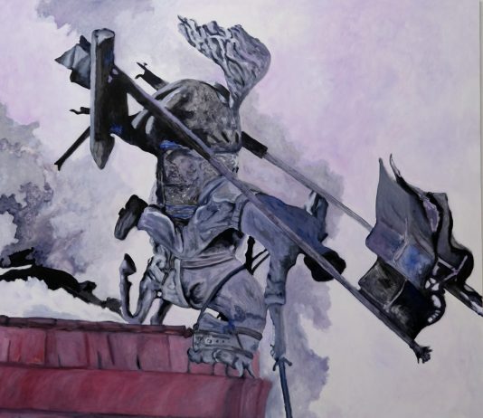 Nelle opere di Andrea Mirabelli si mette in scena la fragilità del potere