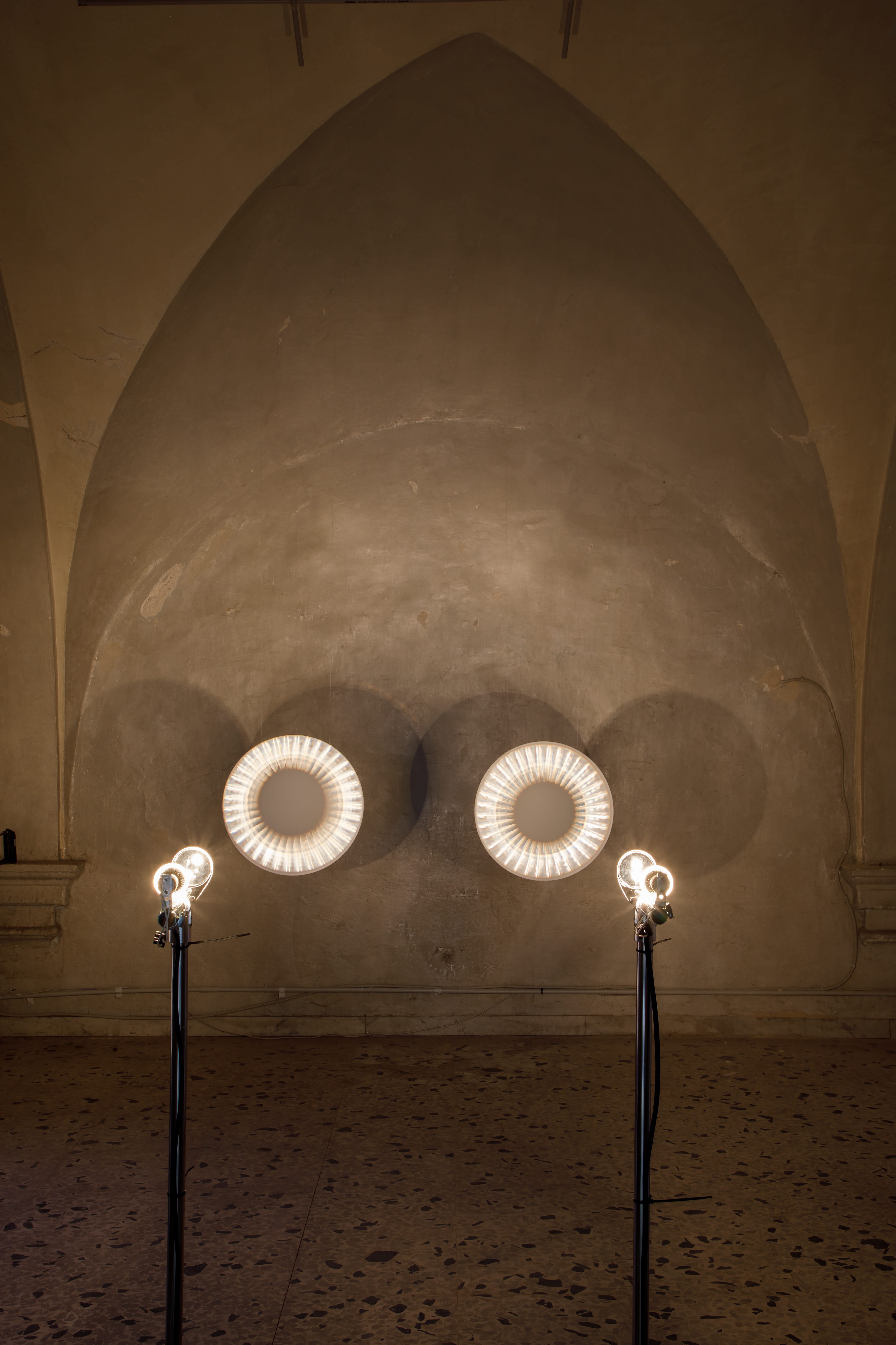 Pennacchio Argentato, Walking Backwards into Tomorrow, 2026, veduta della mostra, La Santissima, Community Hub, courtesy the artists and Collezione Agovino, ph. Danilo Donzelli