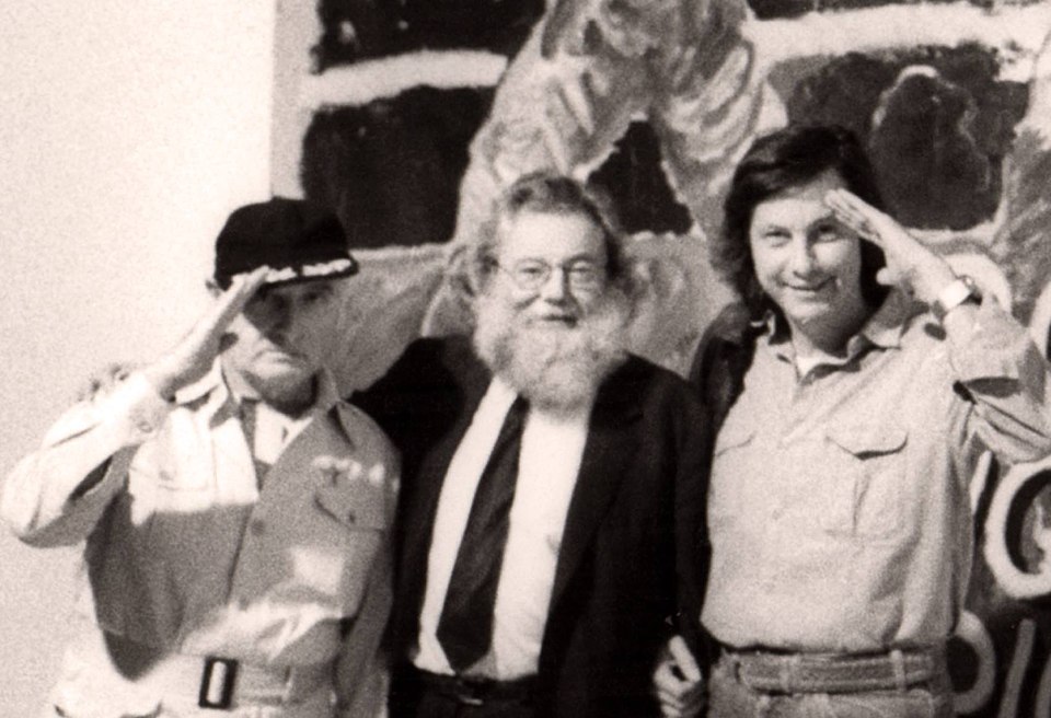 Mimmo_Rotella,_Pierre_Restany,_Filippo_Panseca