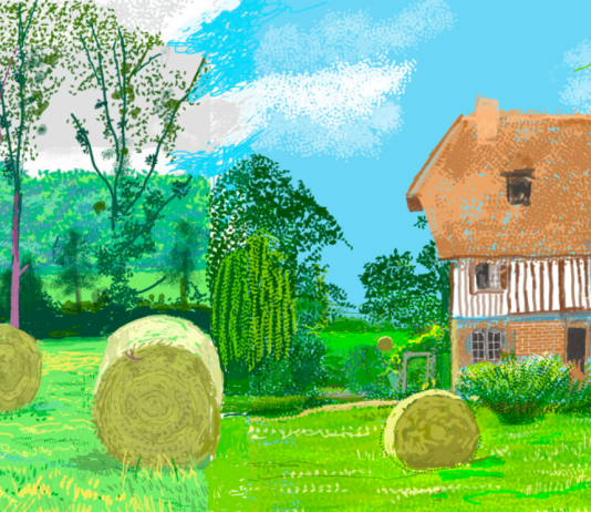 Il fregio monumentale di David Hockney arriva alla Serpentine Gallery di Londra