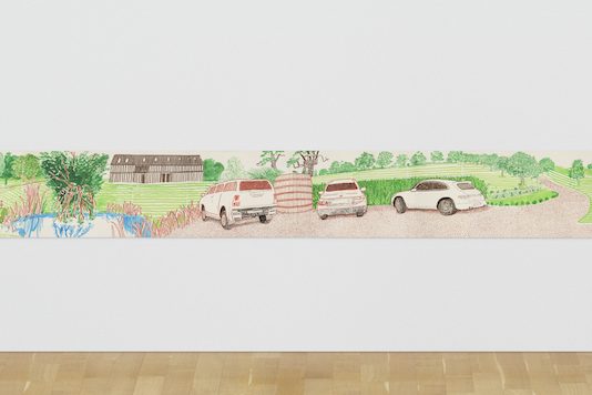 Dodici metri di Hockney: all’asta una stampa monumentale dell’artista