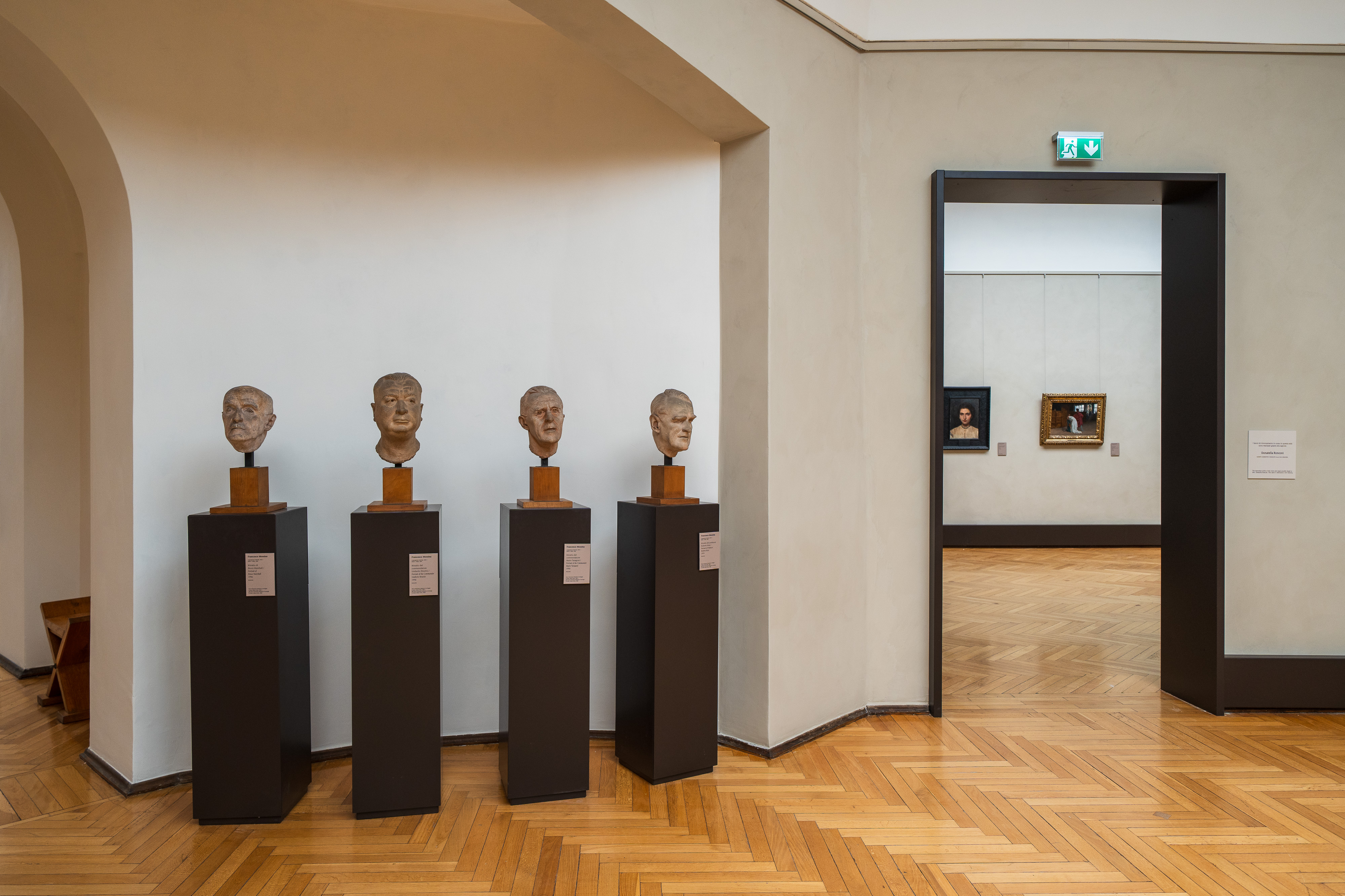 allestimento Galleria Ricci Oddi