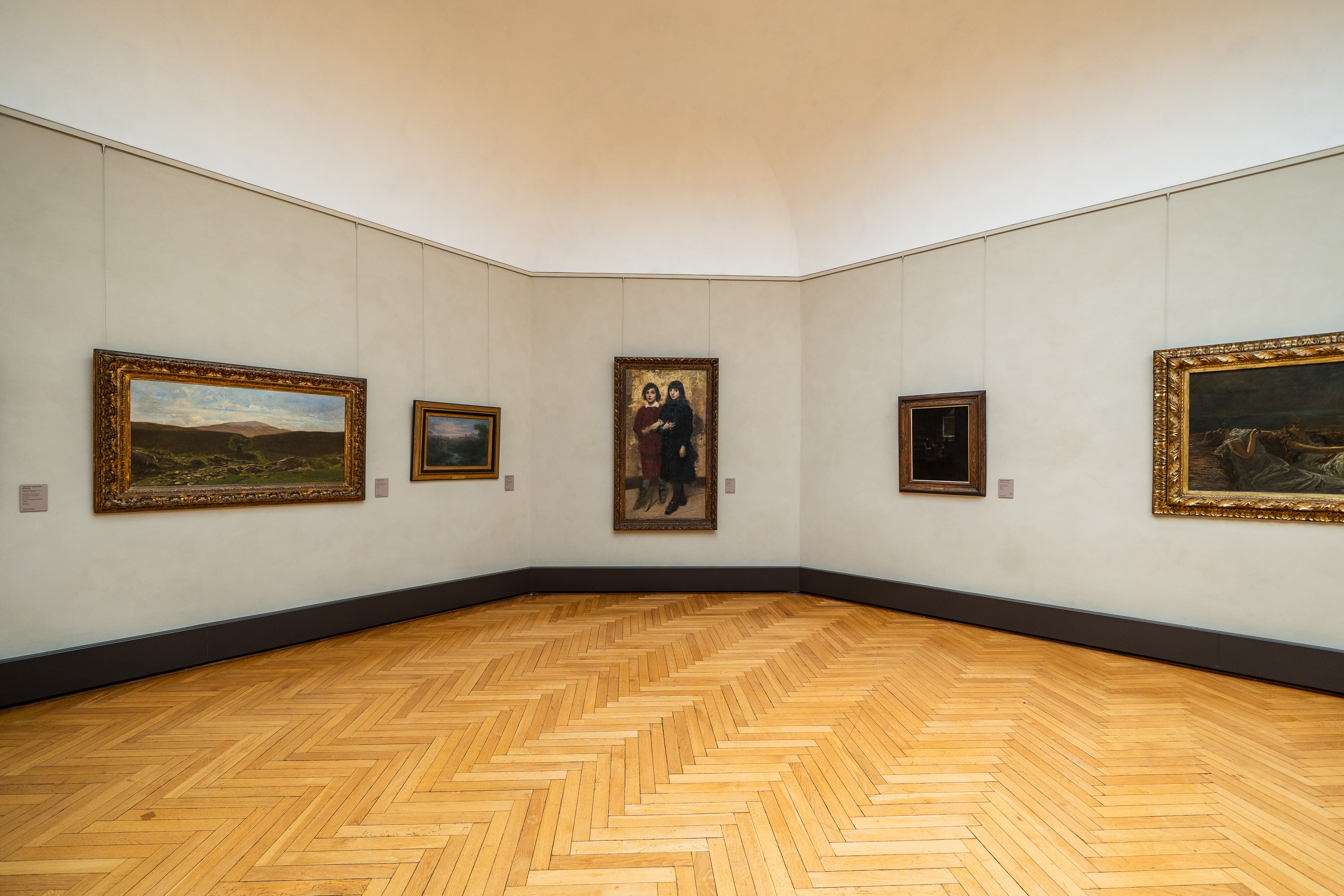 allestimento Galleria Ricci Oddi