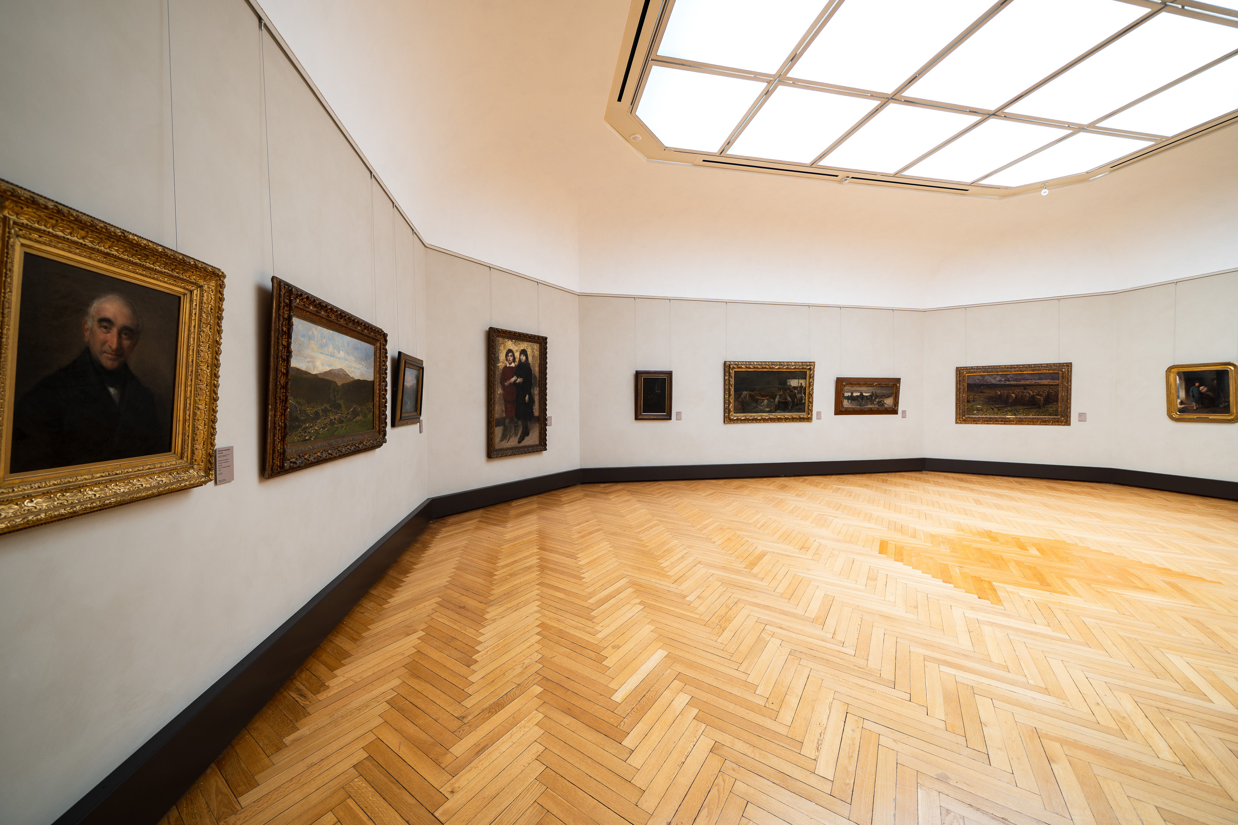 allestimento Galleria Ricci Oddi