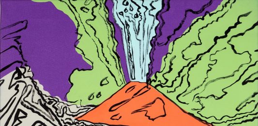 Warhol in Italia: il grand tour tra Napoli e Milano rivela l’artista oltre la star Pop Andy Warhol, Vesuvius