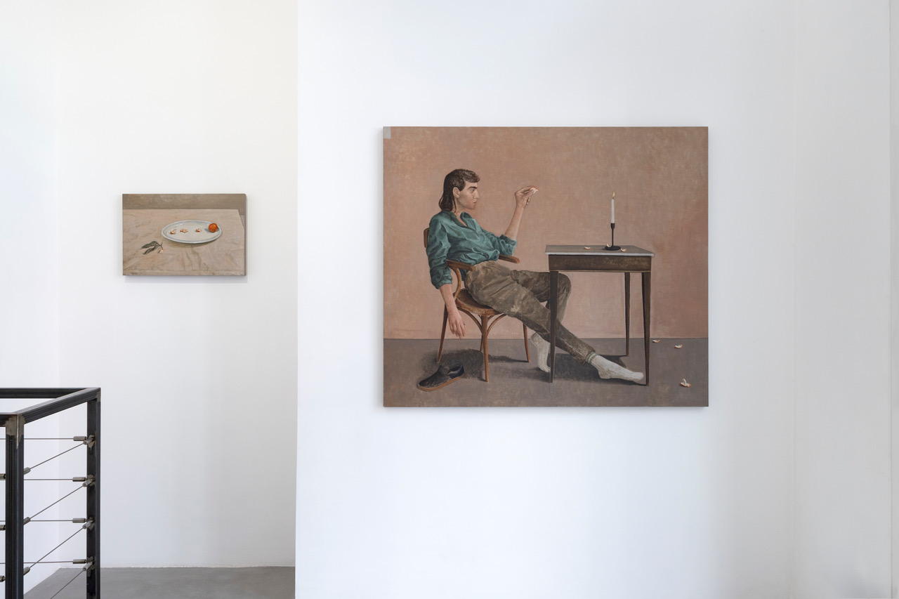 Luciano Sozio, In attesa del tempo, veduta della mostra, Galleria Arrivada, Milano