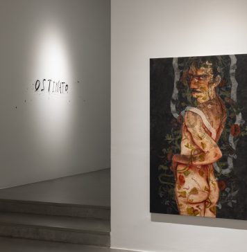 Il corpo insiste: Roberto de Pinto porta la sua pittura ostinata da Galleria Minini a Milano