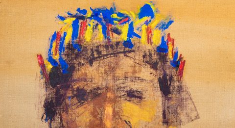 Grenada alla 61ª Biennale di Venezia: arte e dialogo interculturale Thelma Cabrera olio su iuta grezza