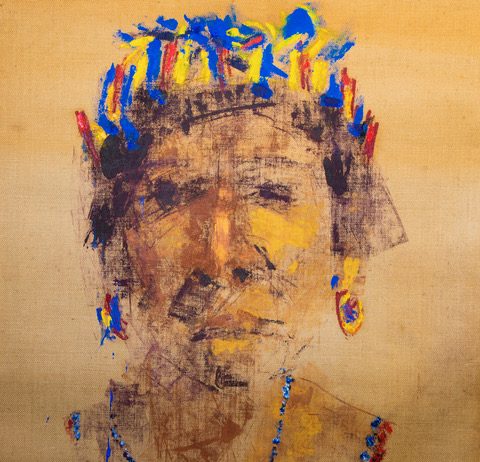 Grenada alla 61ª Biennale di Venezia: arte e dialogo interculturale Thelma Cabrera olio su iuta grezza