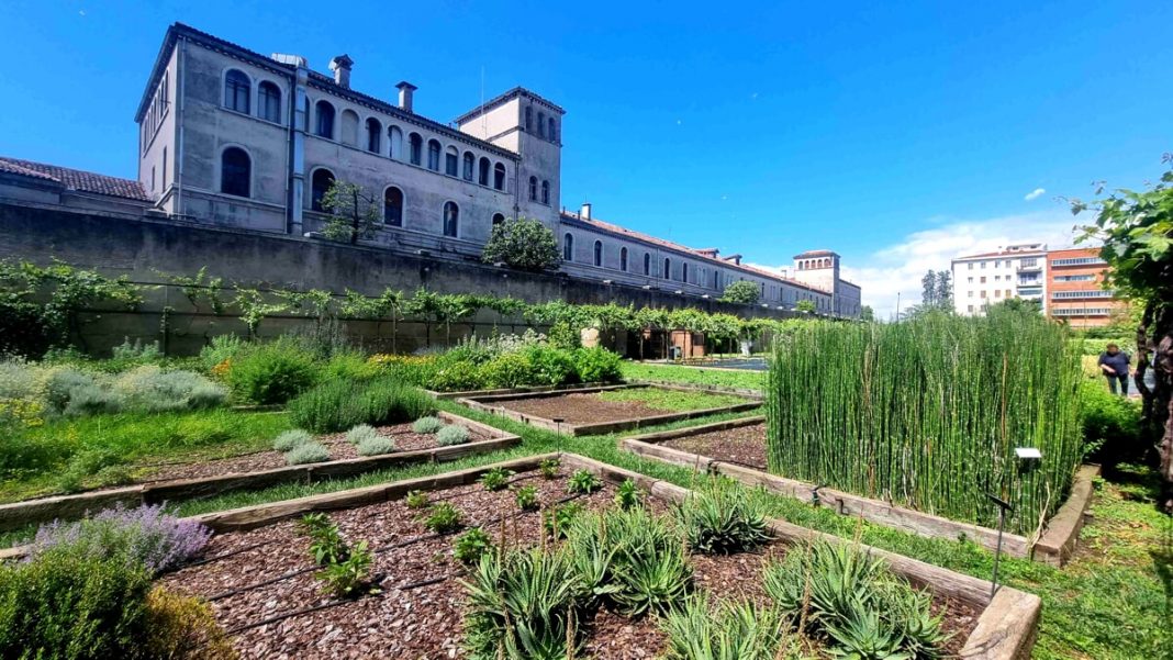 Una vista del giardino mistico dei Carmelitana Scalzi ph. Lavinia Martini