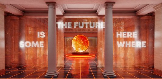 L’algoritmo diventa oracolo nell’installazione di Numero Cromatico a Milano Numero Cromatico, Y.O.U. Your Own Universe, veduta dell'installazione, Glo for Art, Milano