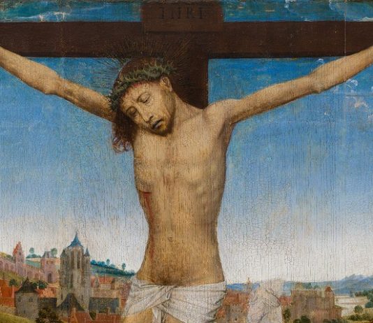 Quattro artisti contemporanei rileggono La Crocifissione di Hans Memling diocesano mostra