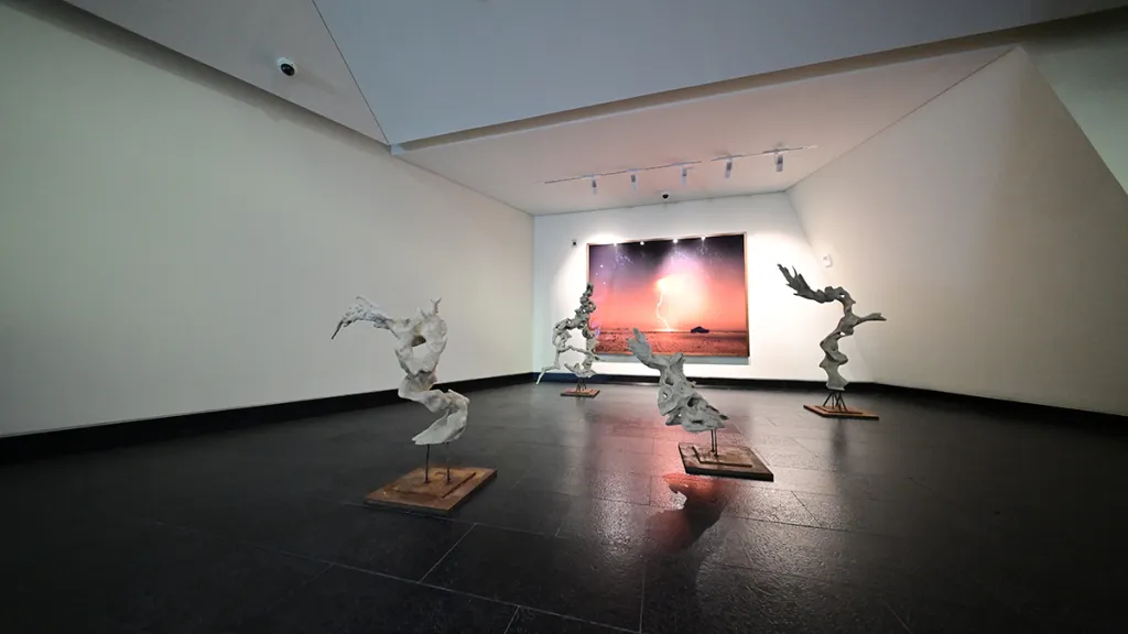 Veduta dell'installazione, courtesy Black Gold Museum, Riyadh