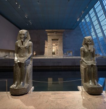 Al Metropolitan Giacometti incontra l’antico Egitto: la mostra nel Tempio di Dendur