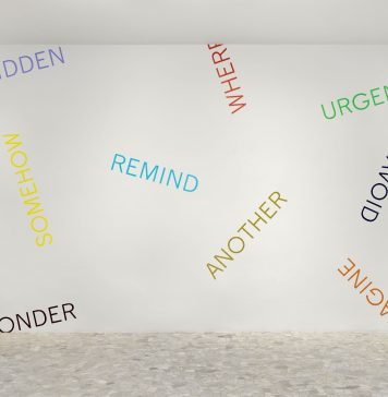 Giochi di parole, scambi di paesaggi: Barry e Rubsamen in mostra alla Galleria Artiaco